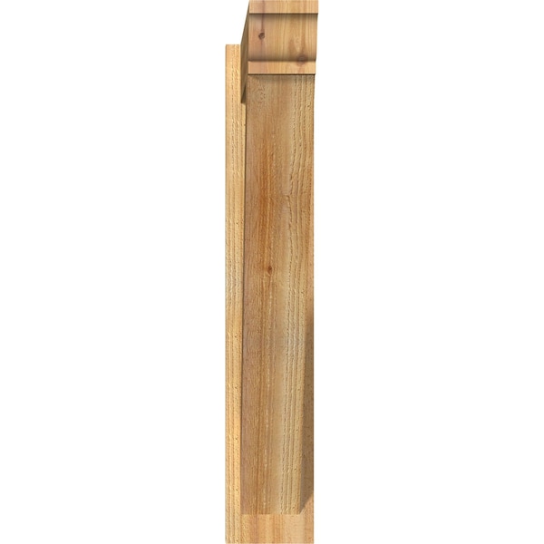 Traditional Traditional Rough Sawn Outlooker, Western Red Cedar, 6W X 28D X 34H